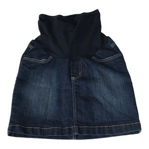 Motherhood Maternity Jean Skirt‎ Size Small Woman's Dark Wash